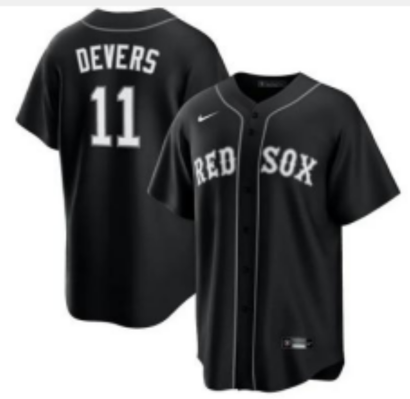 Men Boston Red Sox #11 Devers black 2025 Nike MLB Jersey 0010